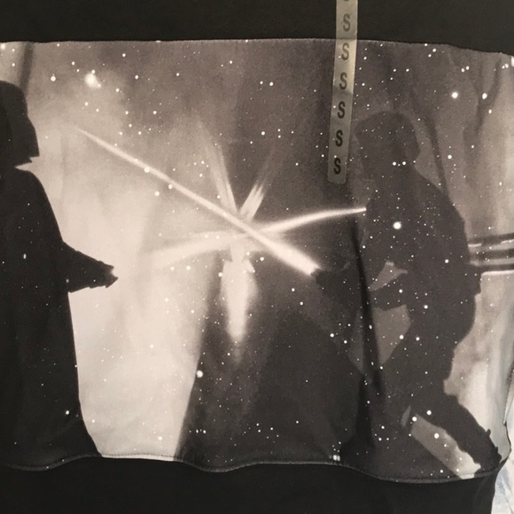 NWT Disney Star Wars Darth Vader Jedi Men's Hooded Sweater Hoodie front … - Picture 3 of 8